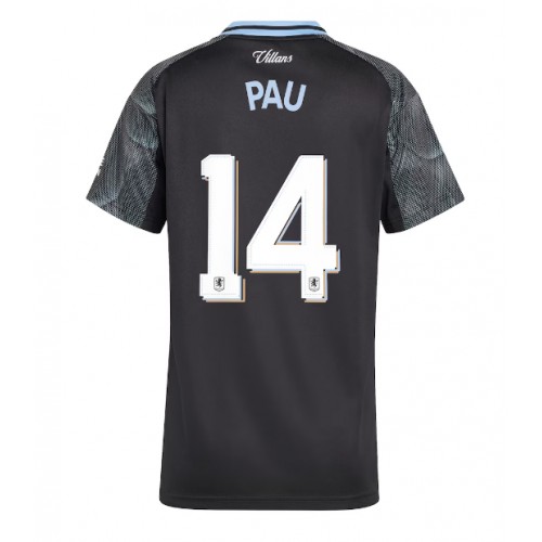 Aston Villa Pau Torres #14 Dámské Venkovní Dres 2025-26 Krátký Rukáv Aston Villa Pau Torres #14 Dámské Venkovní Dres 2025-26 Krátký Rukáv